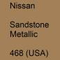 Preview: Nissan, Sandstone Metallic, 468 (USA).